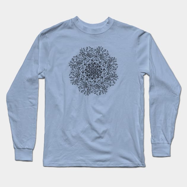 Mandala #3 Long Sleeve T-Shirt by Szabi's Creative World